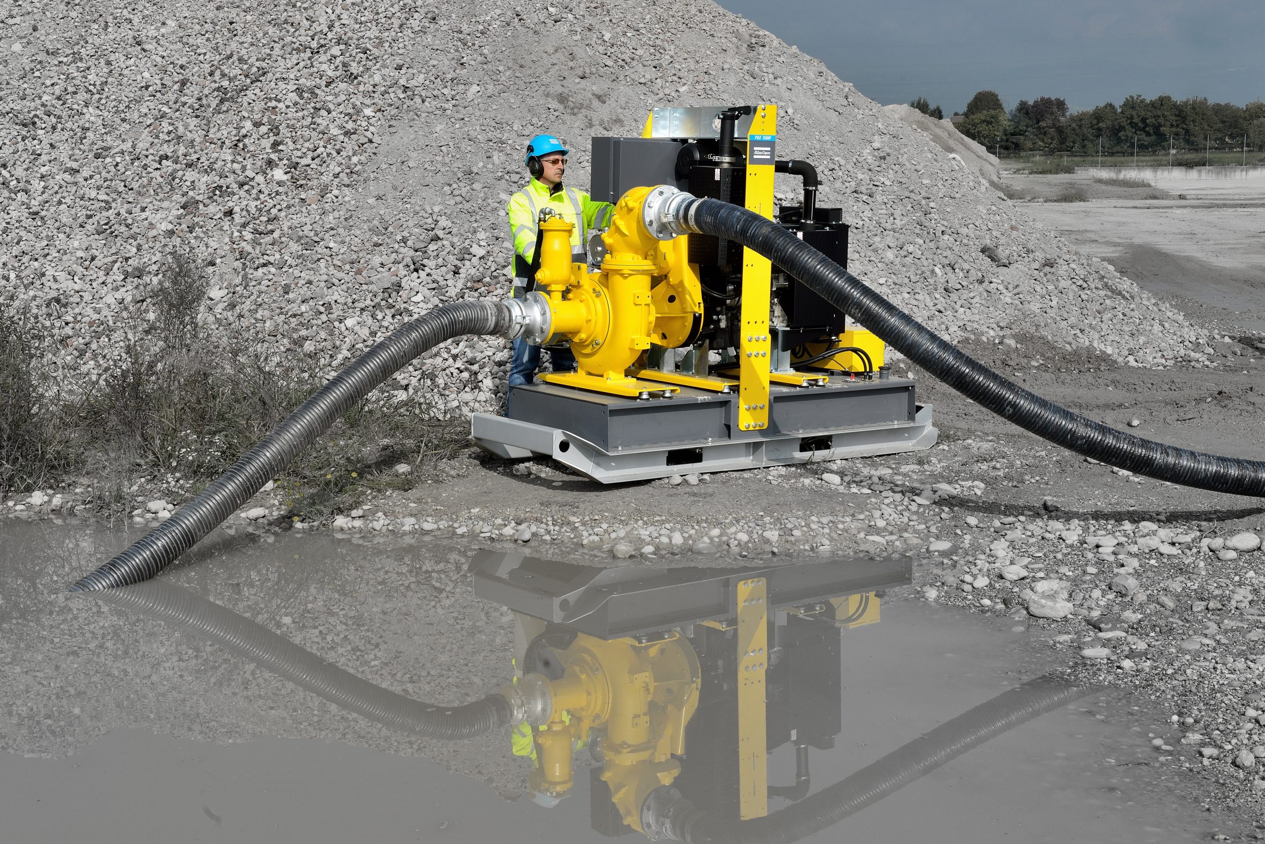 PAS High Flow Pump in Quarry